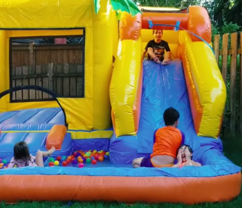 Amazonian Rapids Bouncy House