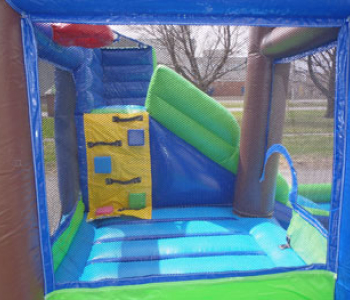 Bouncy House Forest Slide