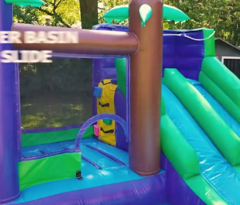 Bouncy House Rain Forest Splash